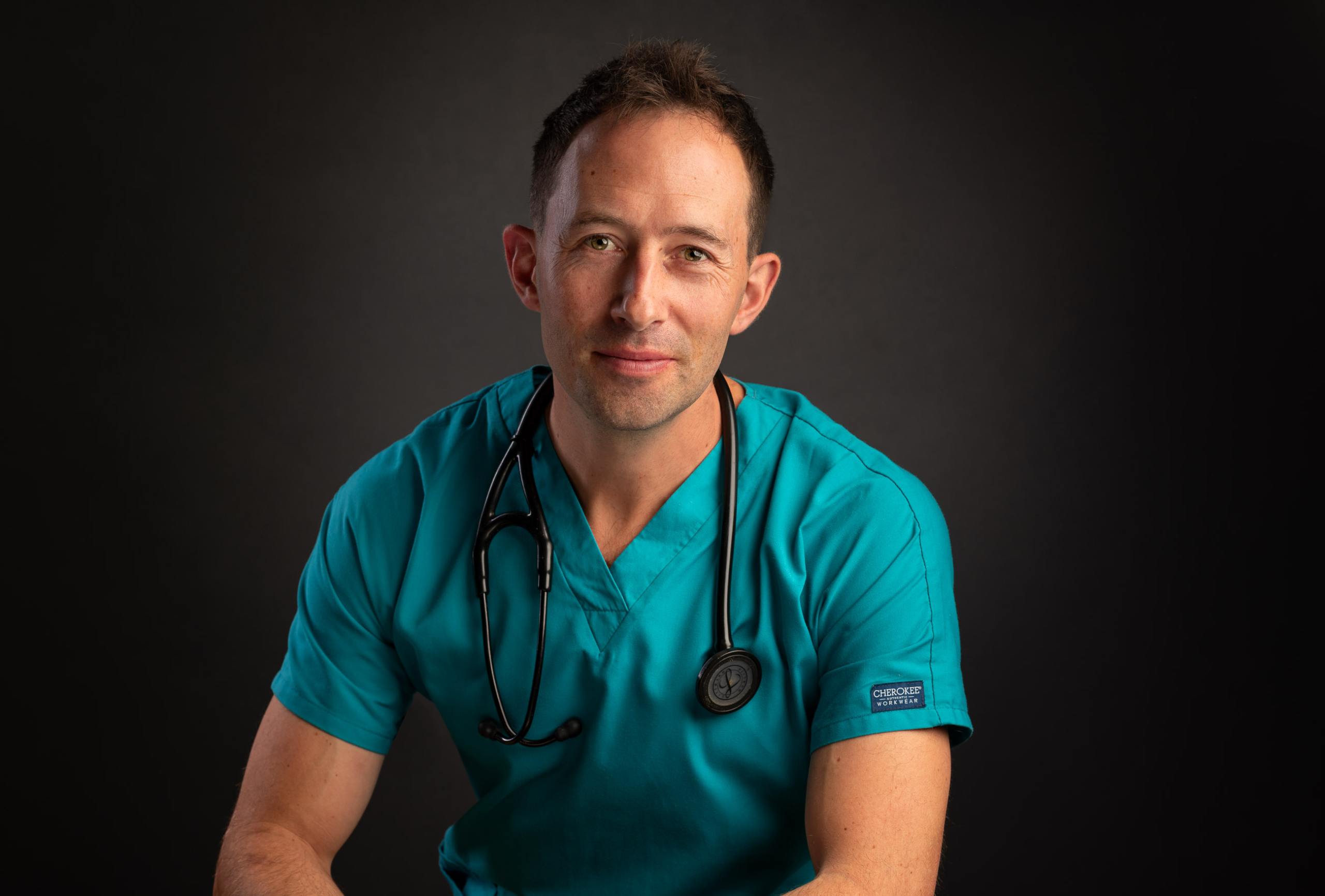 Headshot Photograph of Will Duffin taken by Andrew Butler in his studio in Southernhay Exeter